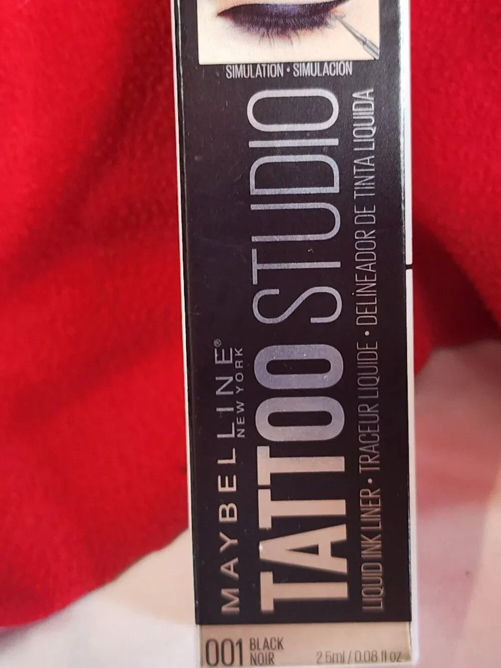 Maybelline New York Tattoo Studio 36H Liquid Ink Liner .08fl oz. Color 001 Black